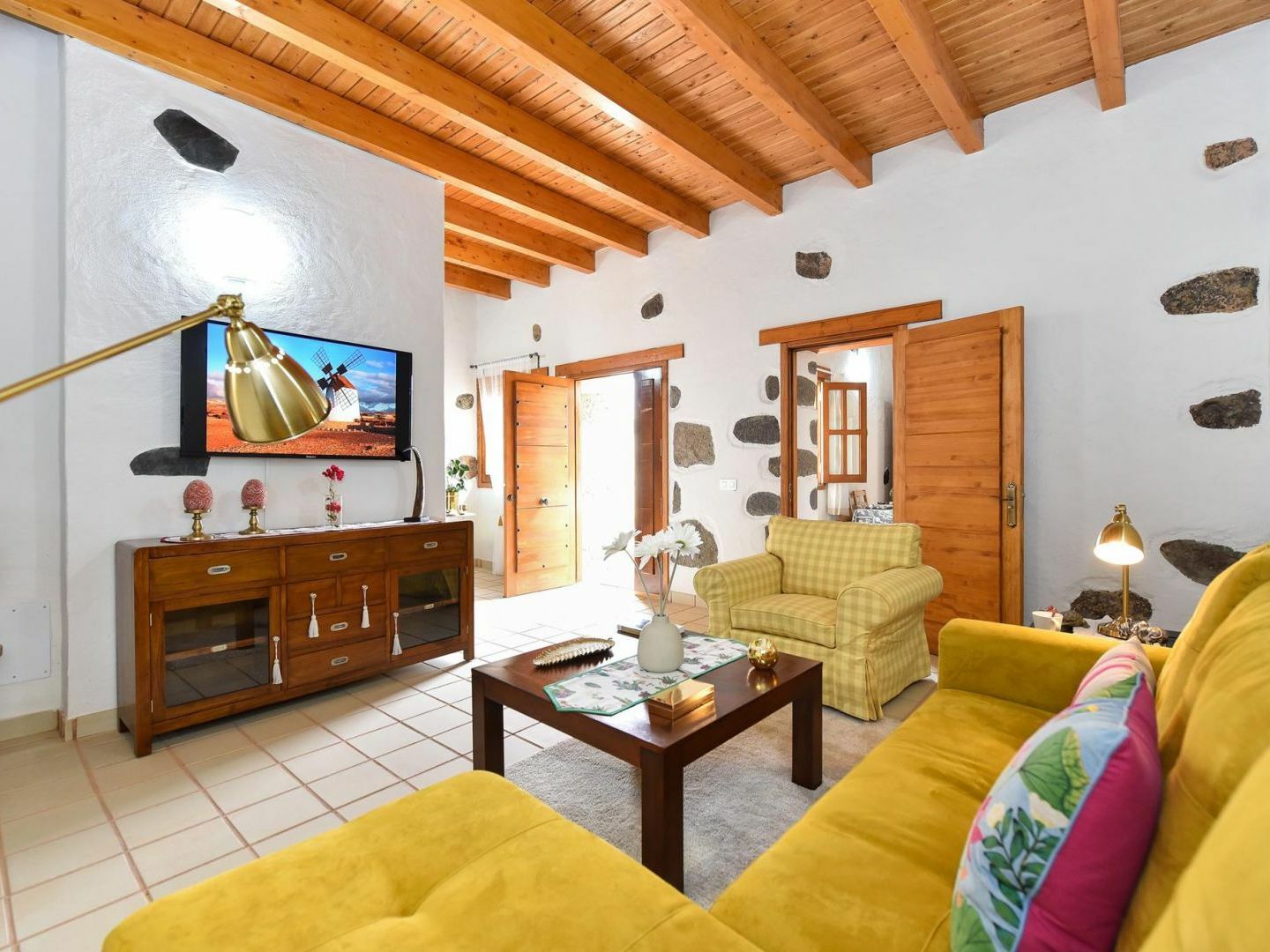 Los Algodones Cottage With Pool Инхенио Экстерьер фото