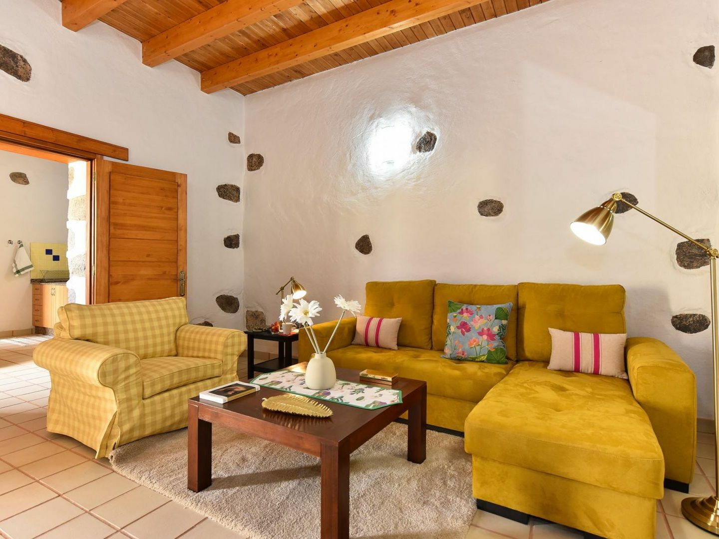 Los Algodones Cottage With Pool Инхенио Экстерьер фото