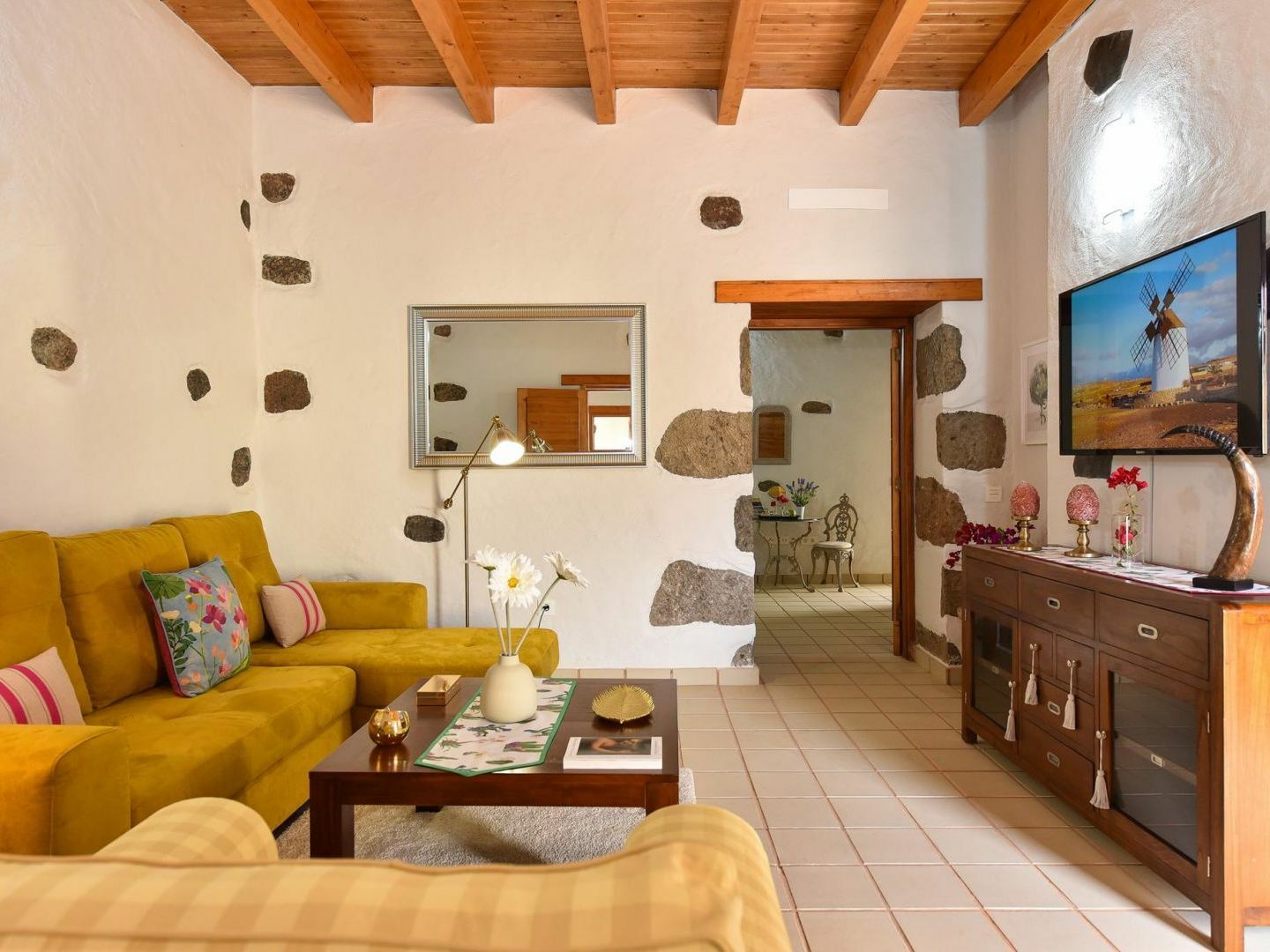 Los Algodones Cottage With Pool Инхенио Экстерьер фото
