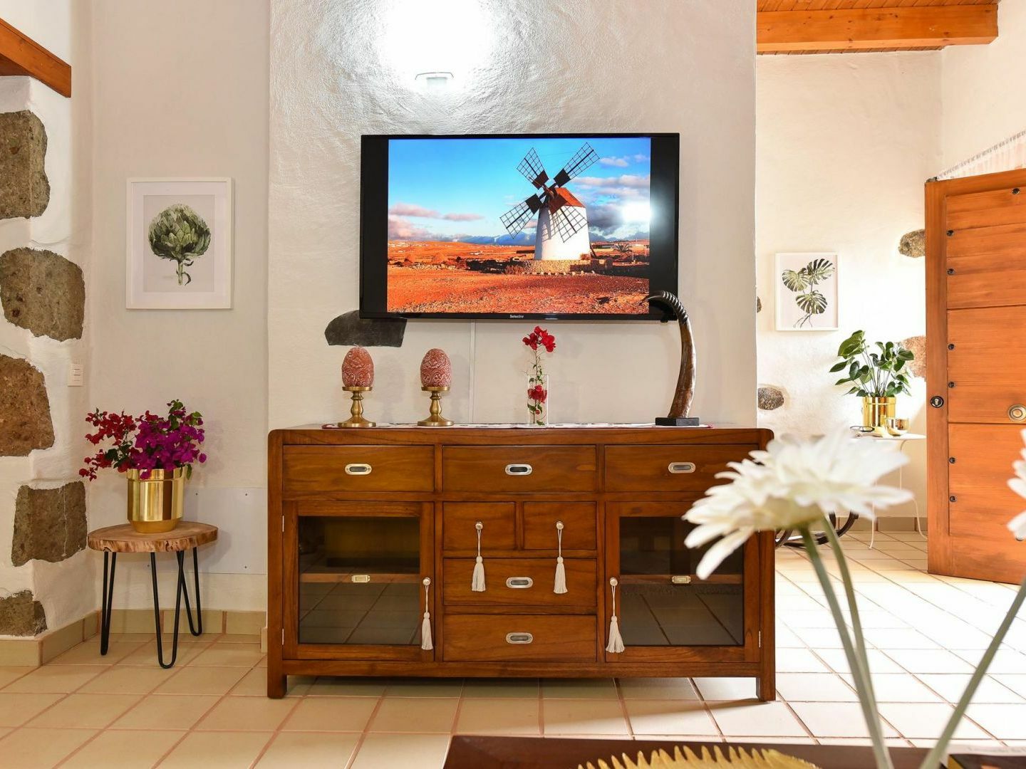 Los Algodones Cottage With Pool Инхенио Экстерьер фото